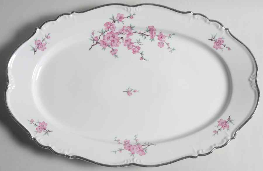 Madam Butterfly 16" Oval Serving Platter by Edelstein-1