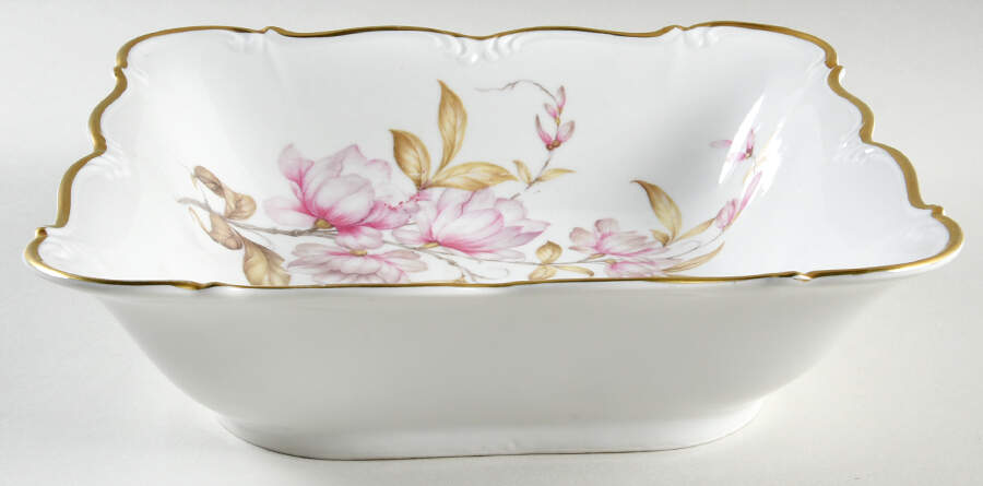 Magnolia 9" Square Vegetable Bowl by Edelstein-1