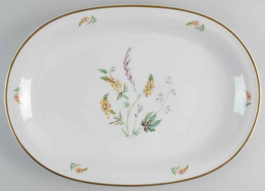 Malverne 15" Oval Serving Platter by Edelstein-1