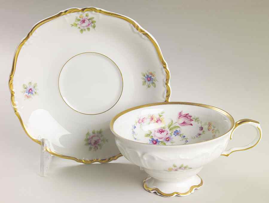 Margareta Footed Cup & Saucer Set by Edelstein-1