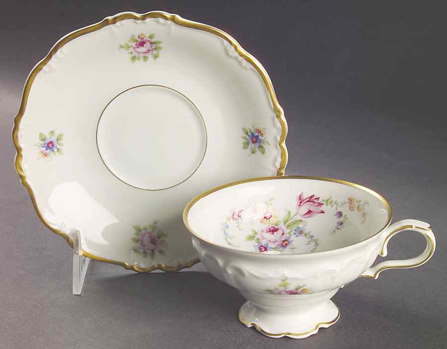 Margareta Footed Cup & Saucer Set by Edelstein-1