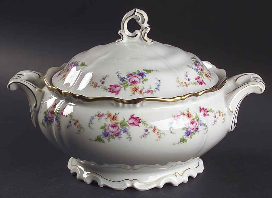 Margareta Round Covered Vegetable by Edelstein-1
