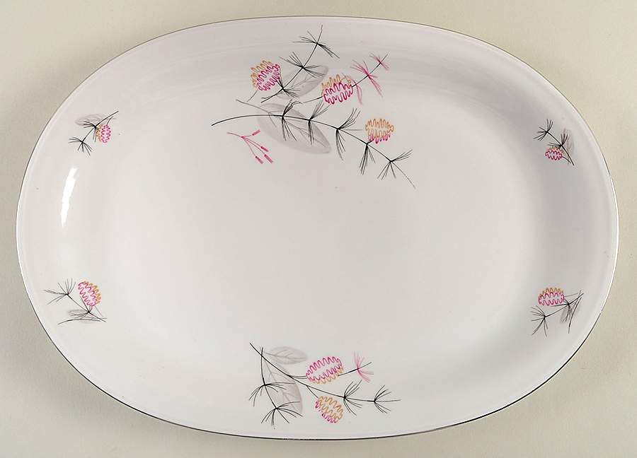 Marietta 13" Oval Serving Platter by Edelstein-1