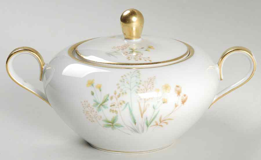 Mayflower Sugar Bowl & Lid by Edelstein-1