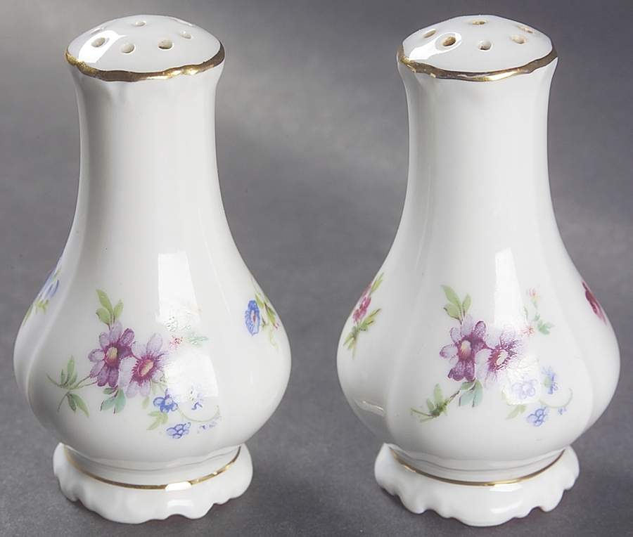 Meissen Floral Salt & Pepper Set by Edelstein-1