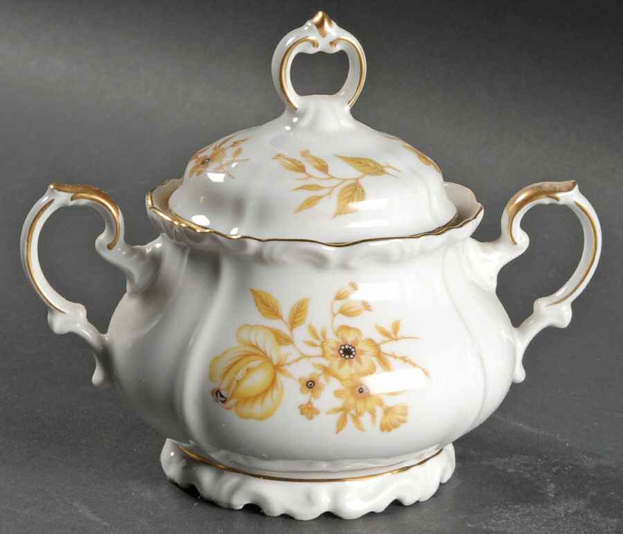 Mira Monte Sugar Bowl & Lid by Edelstein-1