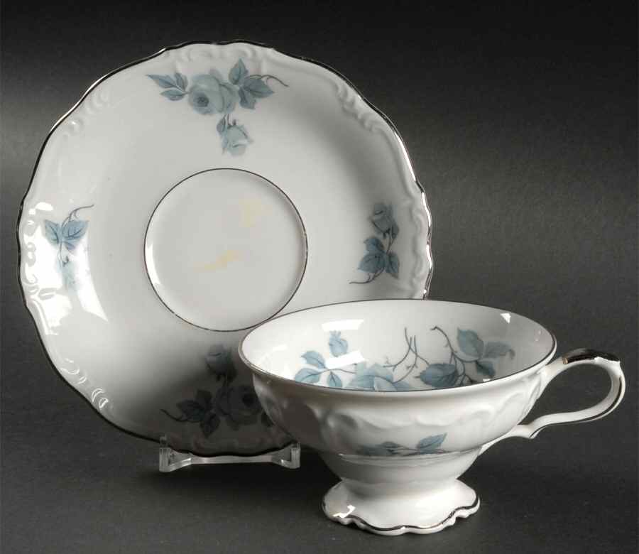 Montrose Footed Cup & Saucer Set by Edelstein-1