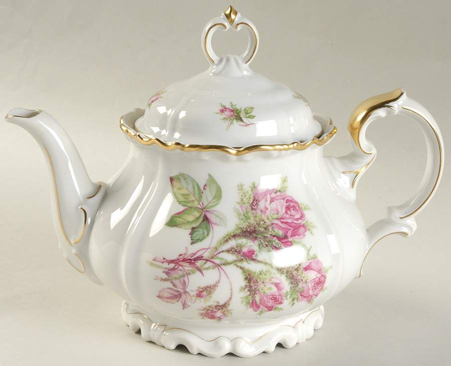 Moss Rose Teapot & Lid by Edelstein-1