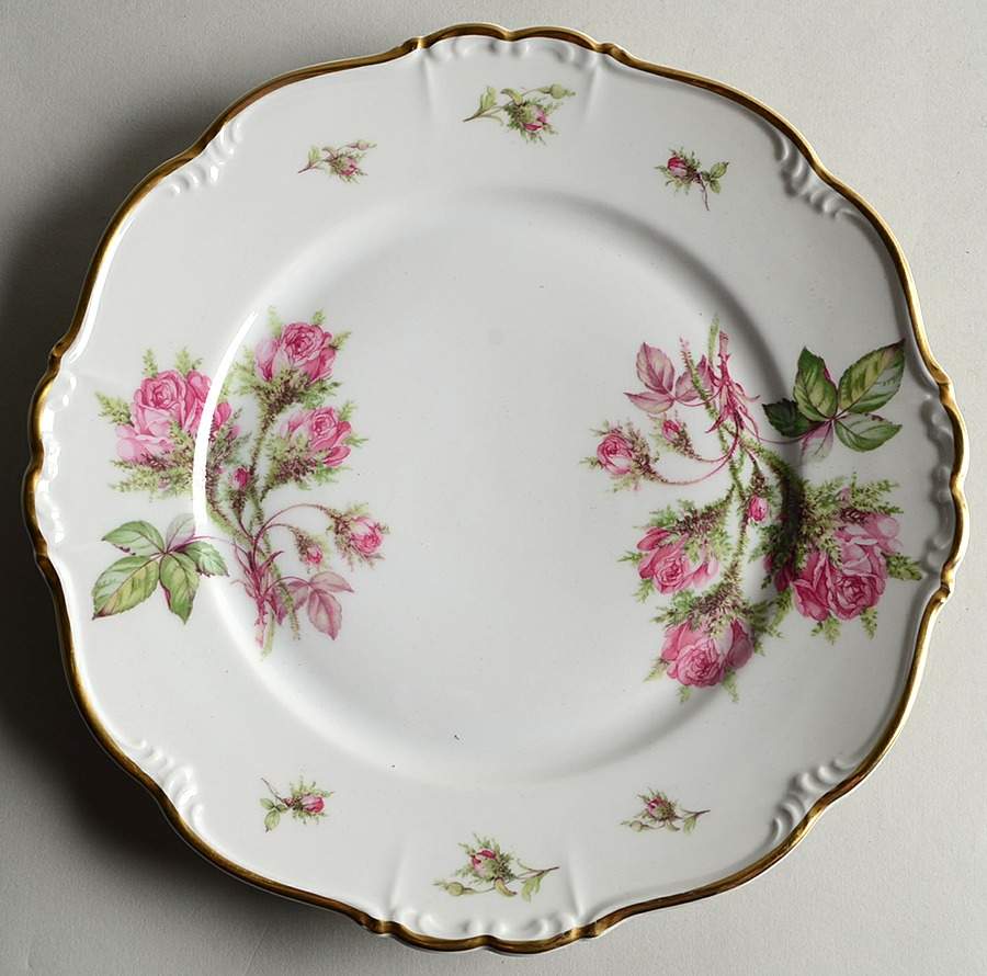 Moss Rose Dinner Plate by Edelstein-1