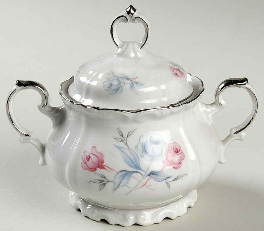 Monaco Rose Sugar Bowl & Lid by Edelstein-1