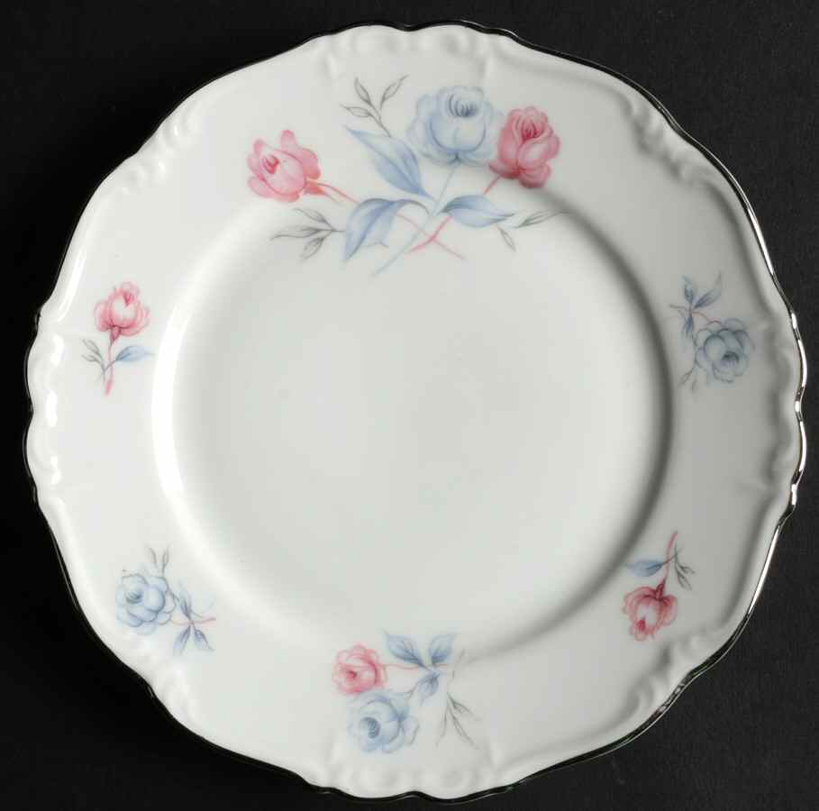 Monaco Rose Bread & Butter Plate by Edelstein-1