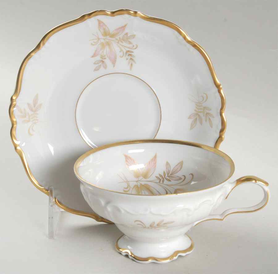 Oakland Footed Cup & Saucer Set by Edelstein-1