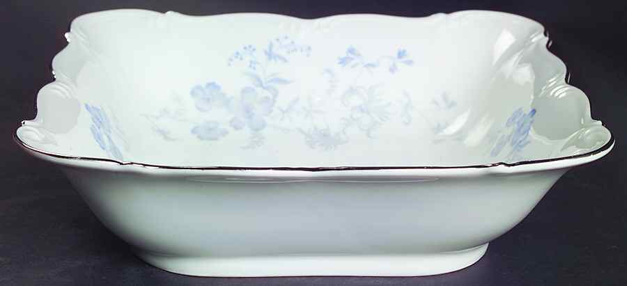 Ocean Blue 9" Square Vegetable Bowl by Edelstein-1