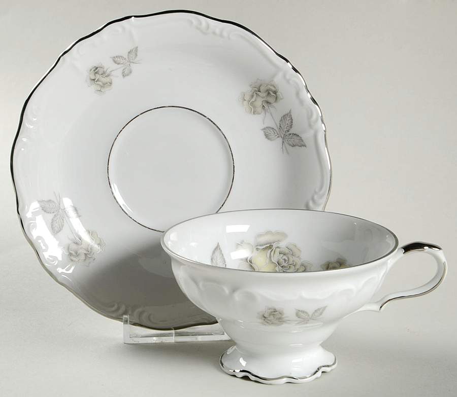 Olympia Footed Cup & Saucer Set by Edelstein-1
