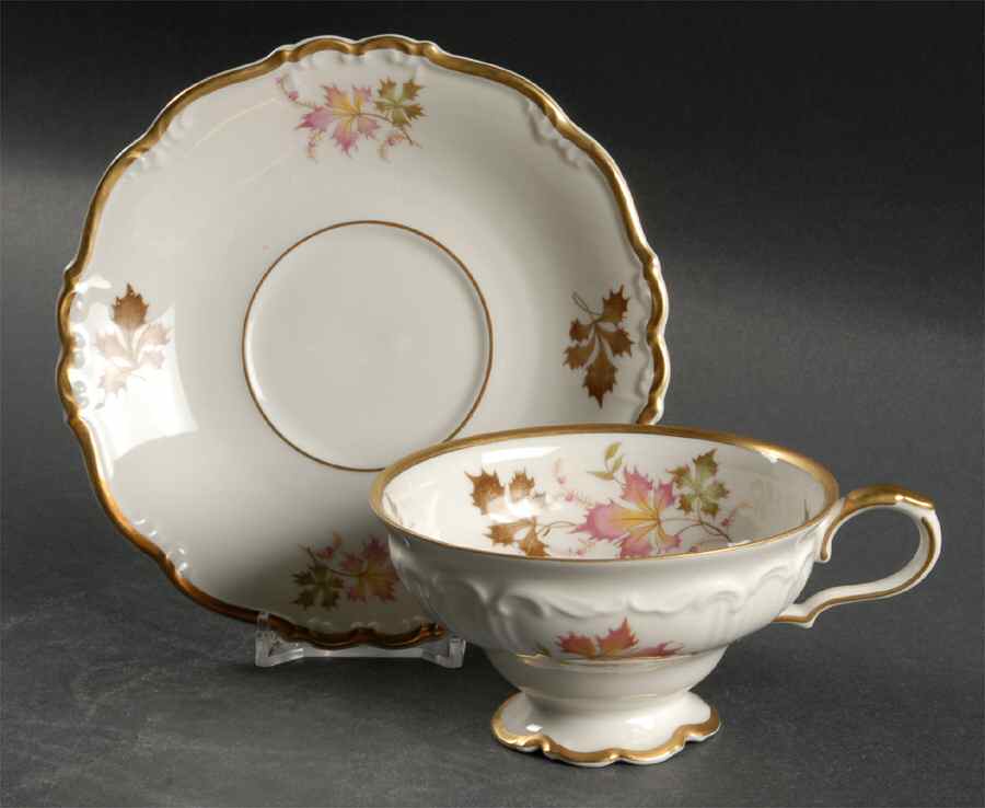 Ophelia Footed Cup & Saucer Set by Edelstein-1