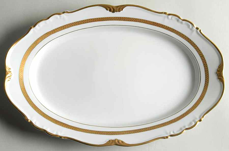 Oxford 13" Oval Serving Platter by Edelstein-1