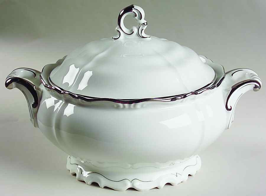 Platin Tasco Round Covered Vegetable by Edelstein-1