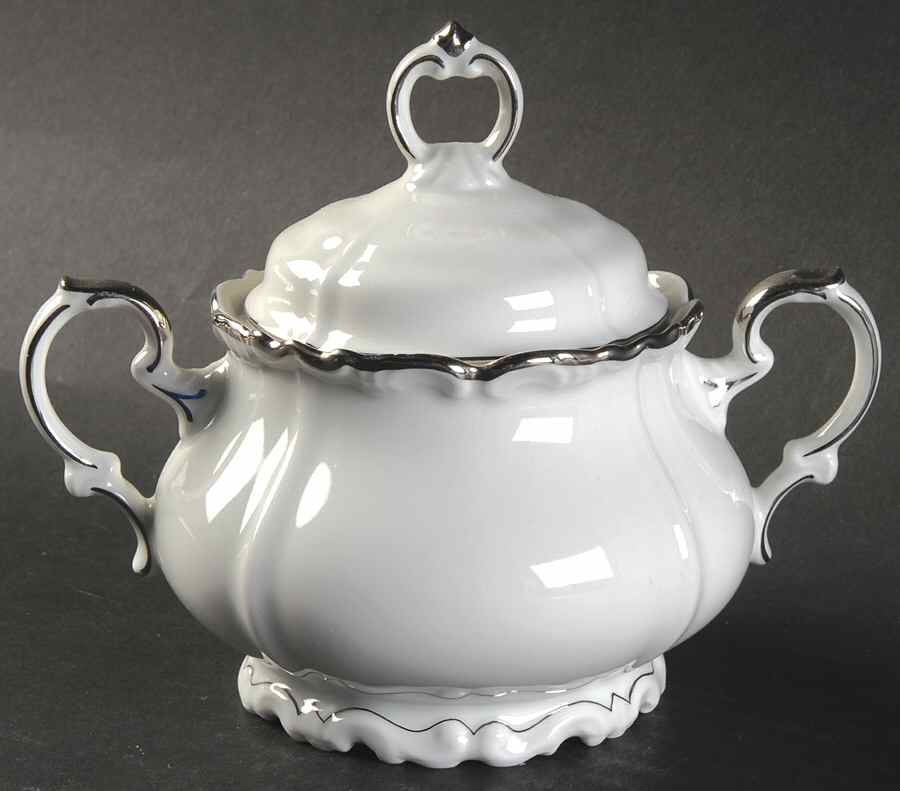 Platin Tasco Sugar Bowl & Lid by Edelstein-1