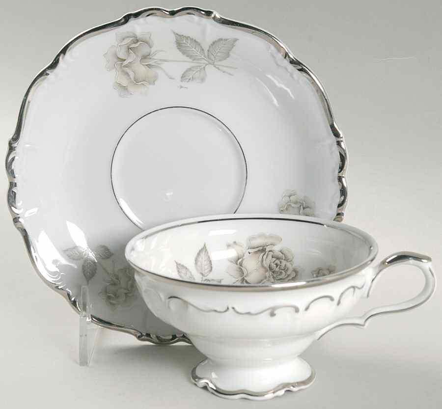 Primrose Footed Cup & Saucer Set by Edelstein-1