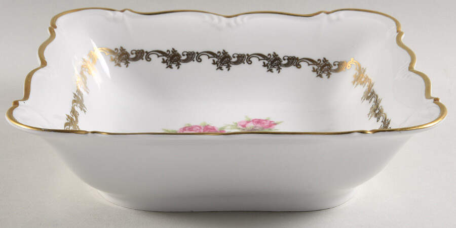 Princess Rose 9" Square Vegetable Bowl by Edelstein-1