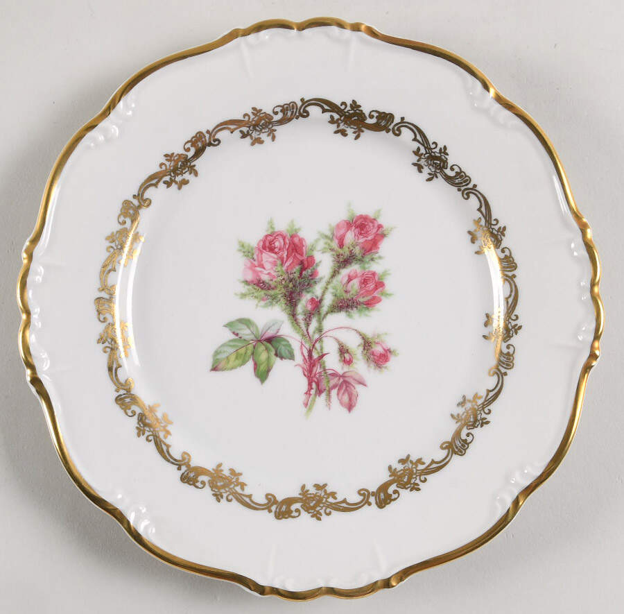 Princess Rose Salad Plate by Edelstein-1