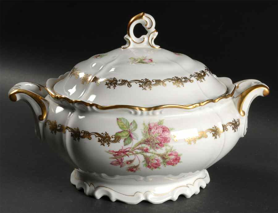 Princess Rose Round Covered Vegetable by Edelstein-1