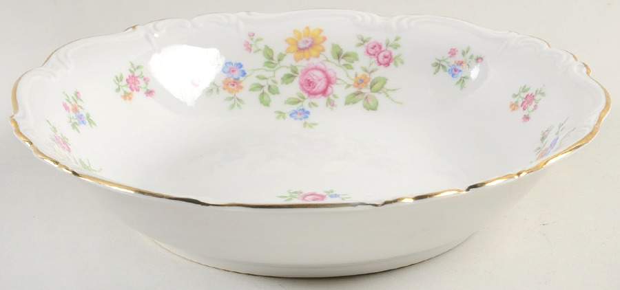 Queen's Rose (Cream Background) Coupe Soup Bowl by Edelstein-1