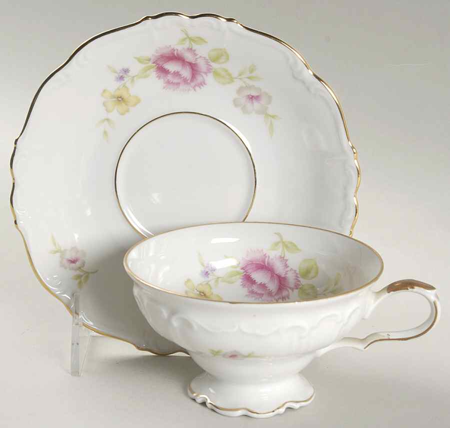 Regent Footed Cup & Saucer Set by Edelstein-1