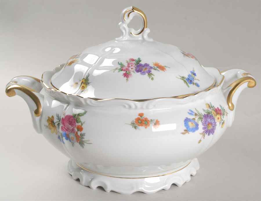 Rosetta Round Covered Vegetable by Edelstein-1