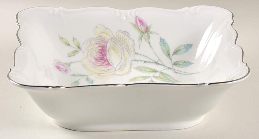 Roseville 8" Square Vegetable Bowl by Edelstein-1