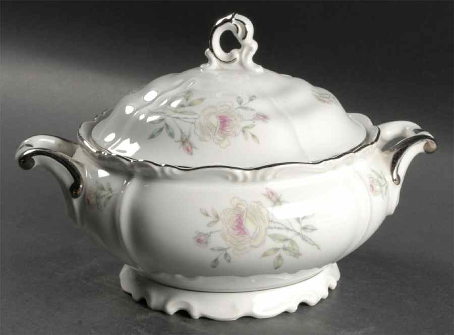 Roseville Round Covered Vegetable by Edelstein-1
