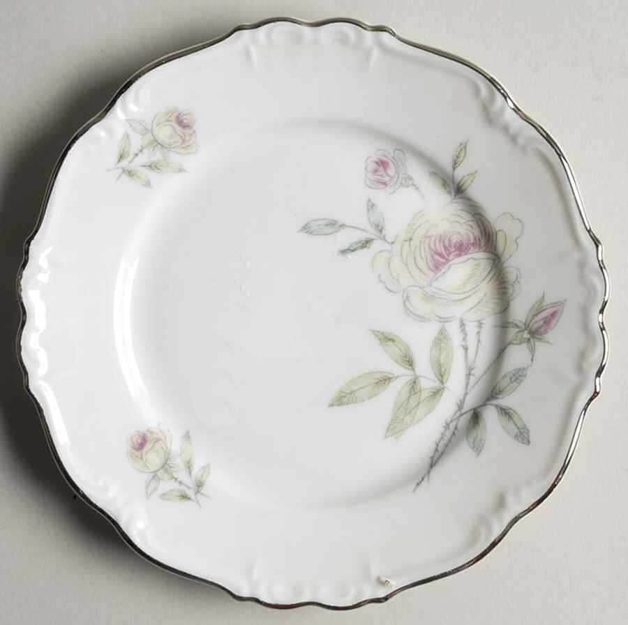 Roseville Bread & Butter Plate by Edelstein-1