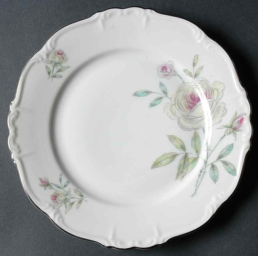 Roseville Salad Plate by Edelstein-1