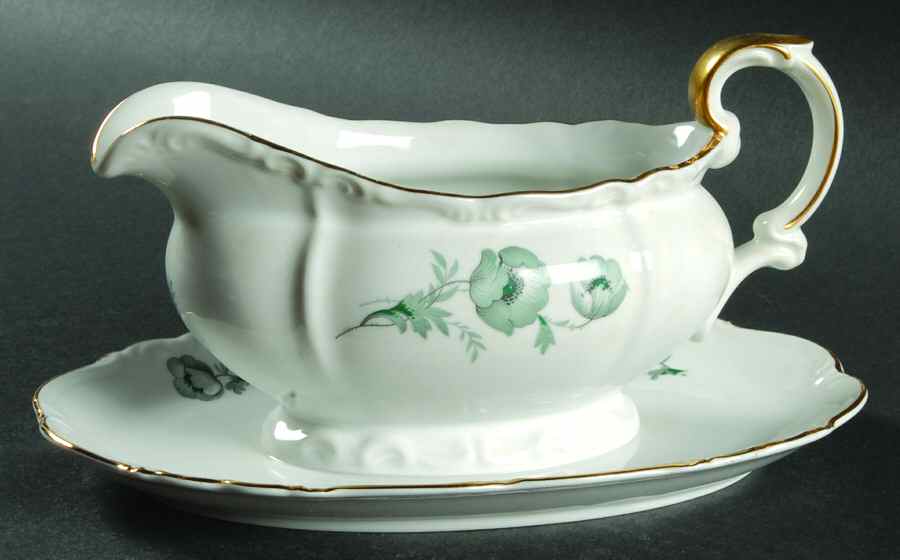 Sanford Gravy Boat with Attached Underplate by Edelstein-1