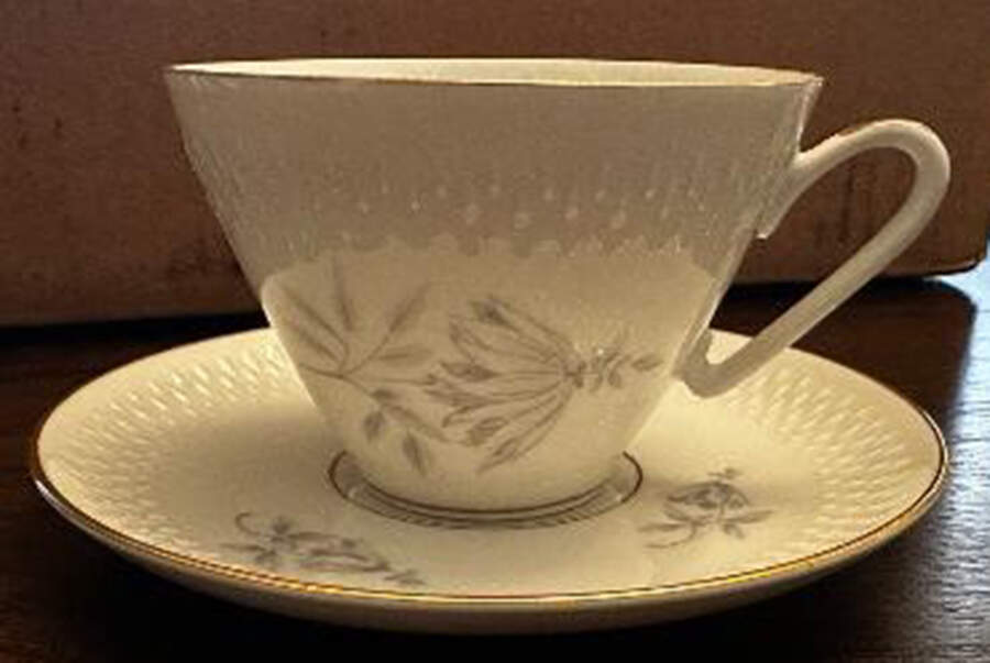Silversummer Flat Cup & Saucer Set by Edelstein-1