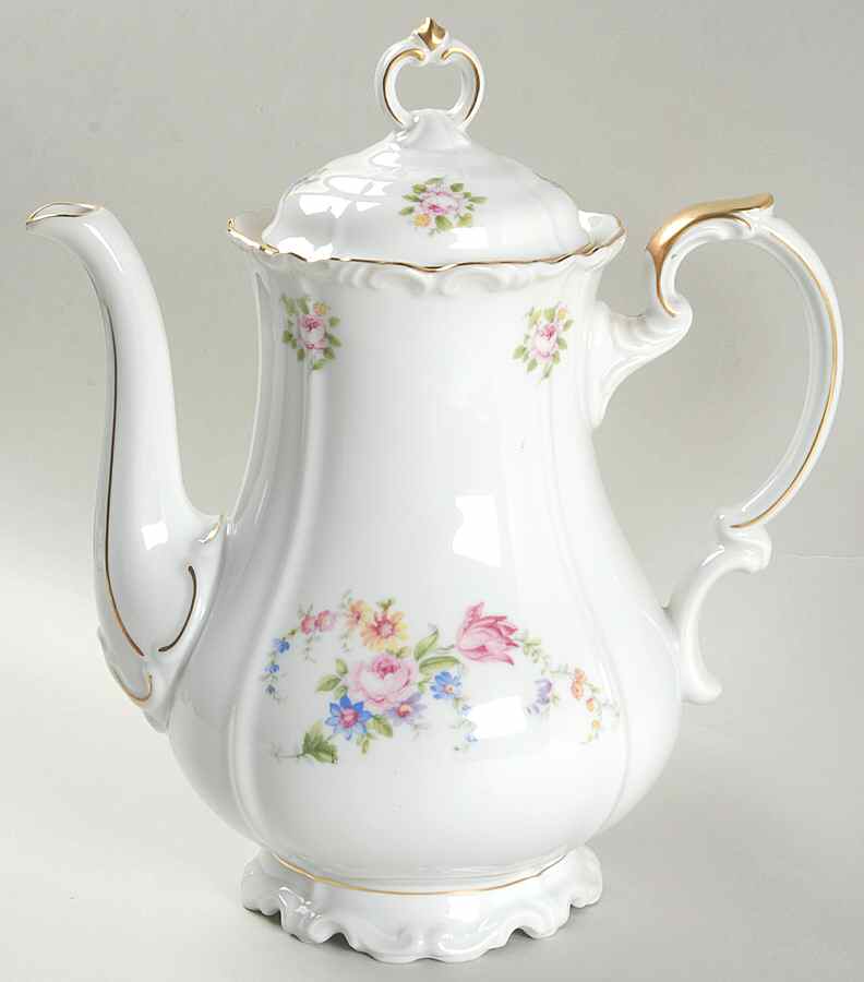Spring Floral Coffee Pot & Lid by Edelstein-1