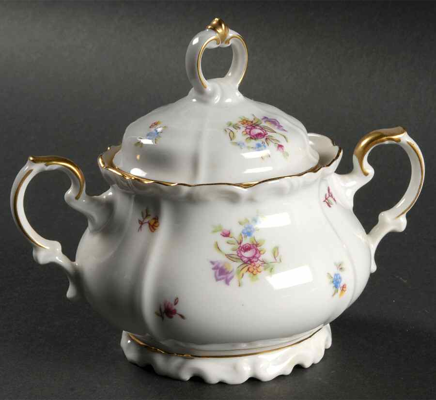 Springtime Sugar Bowl & Lid by Edelstein-1
