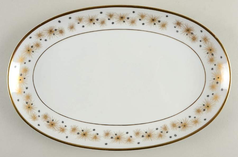 Starlight 12" Oval Serving Platter by Edelstein-1