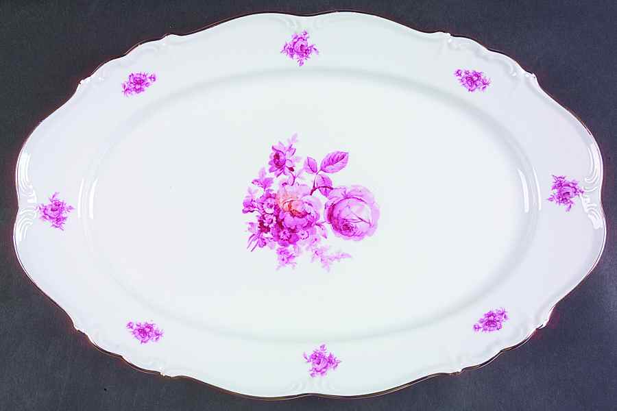 Strasbourg 15" Oval Serving Platter by Edelstein-1