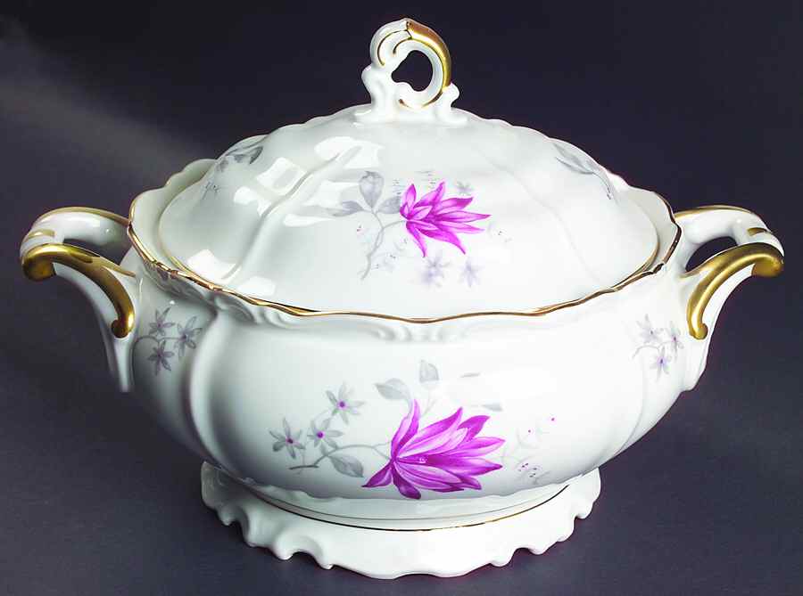 Stratford Round Covered Vegetable by Edelstein-1