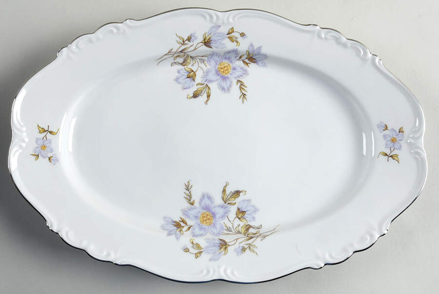 Winfield 13" Oval Serving Platter by Edelstein-1