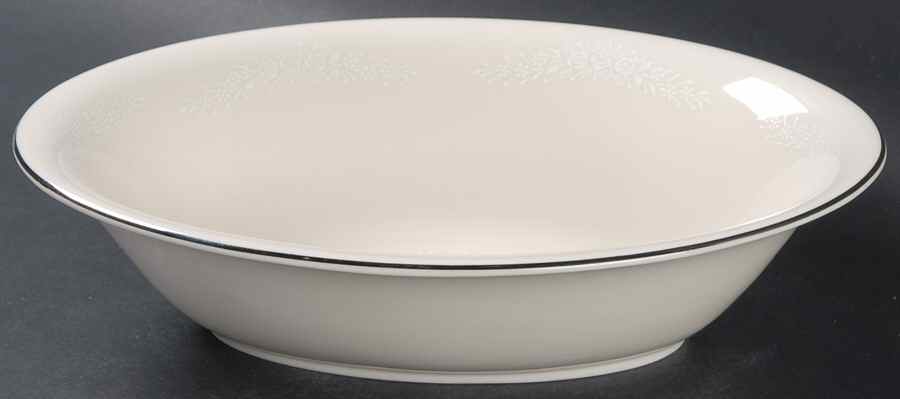 Bridal Veil 9" Oval Vegetable Bowl by Edgerton-1