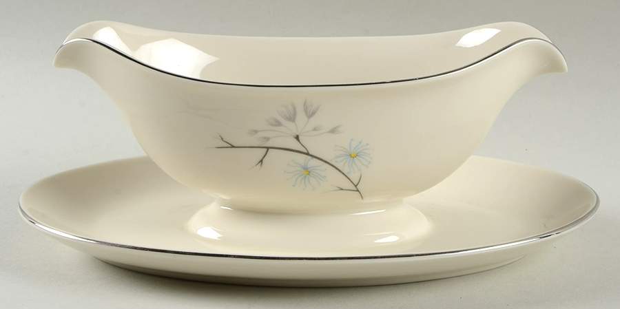 Eternal Spring Gravy Boat with Attached Underplate by Edgerton-1