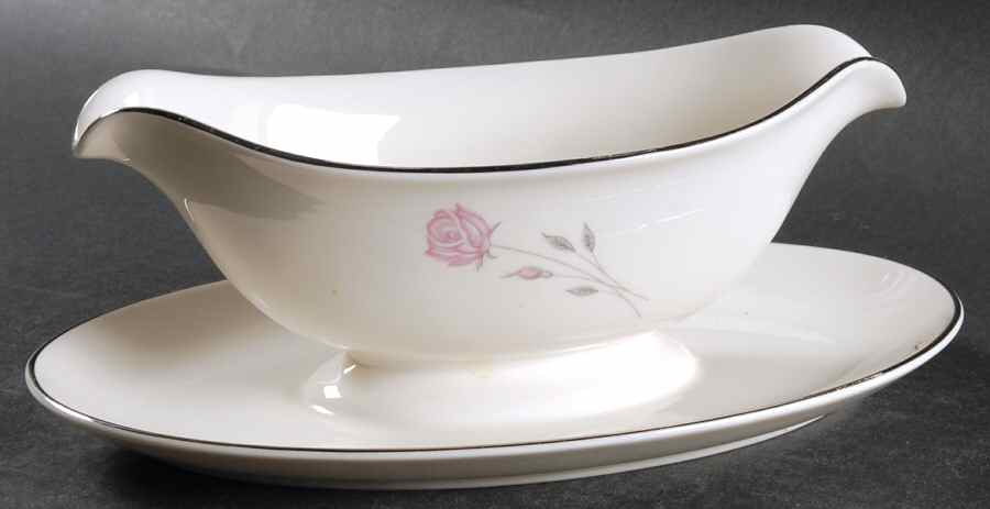 First Love Gravy Boat with Attached Underplate by Edgerton-1