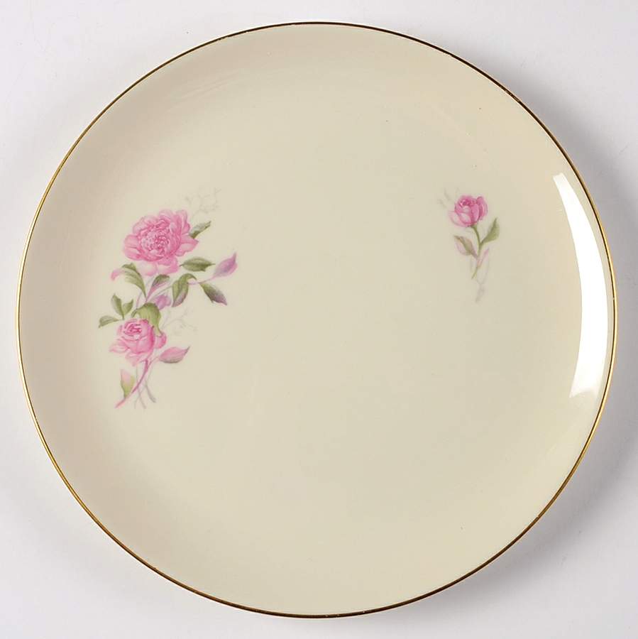 Honeymoon Rose Salad Plate by Edgerton-1