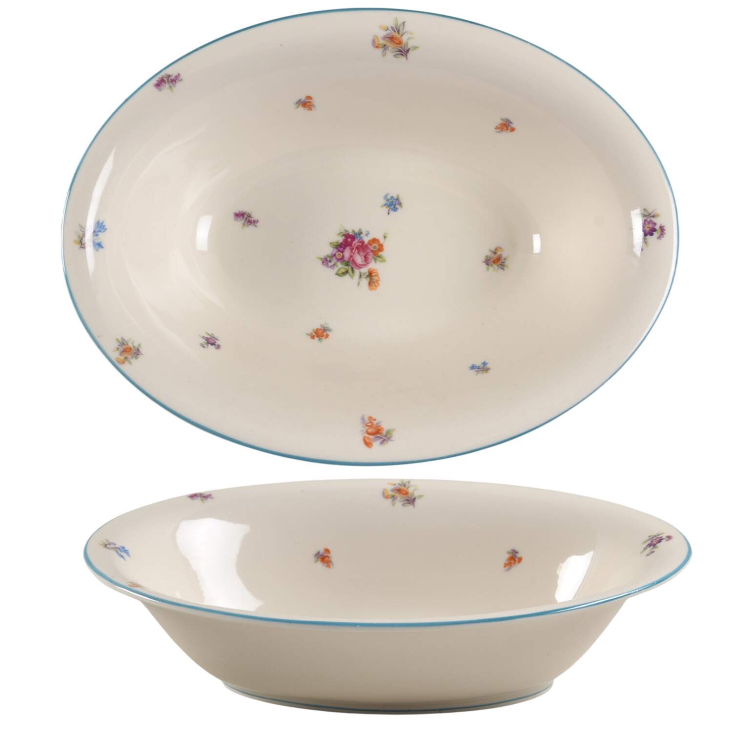 Lorraine 9" Oval Vegetable Bowl by Edgerton-1