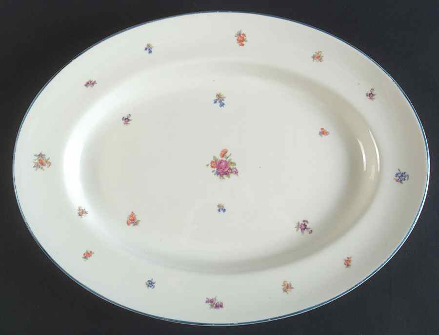 Lorraine 15" Oval Serving Platter by Edgerton-1