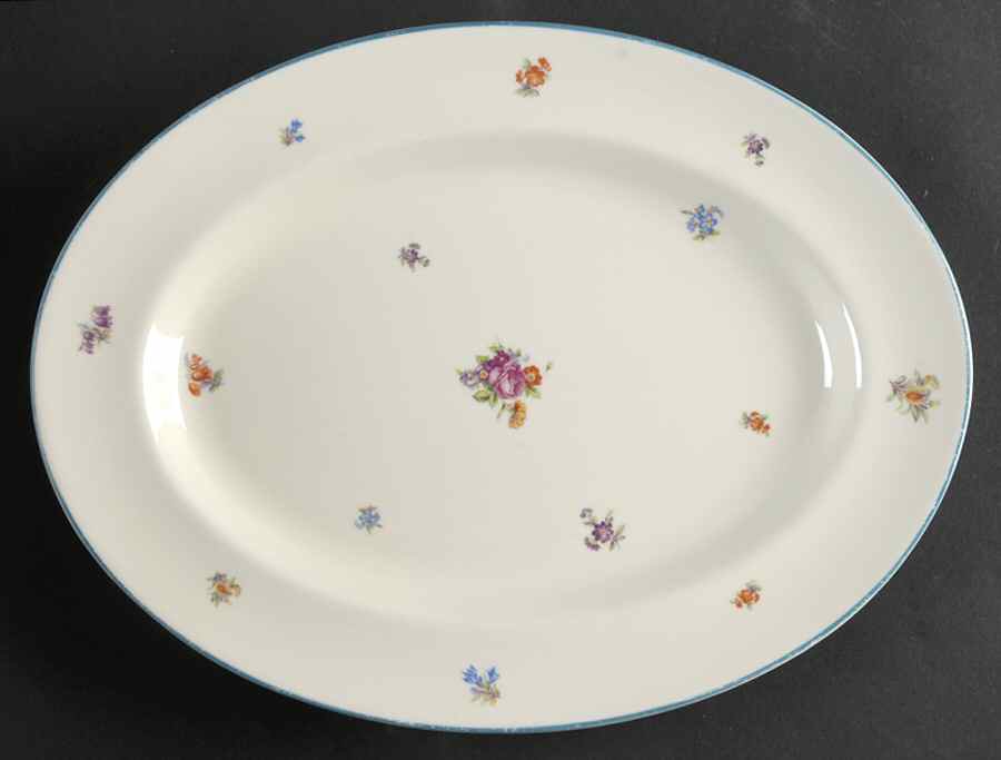 Lorraine 12" Oval Serving Platter by Edgerton-1