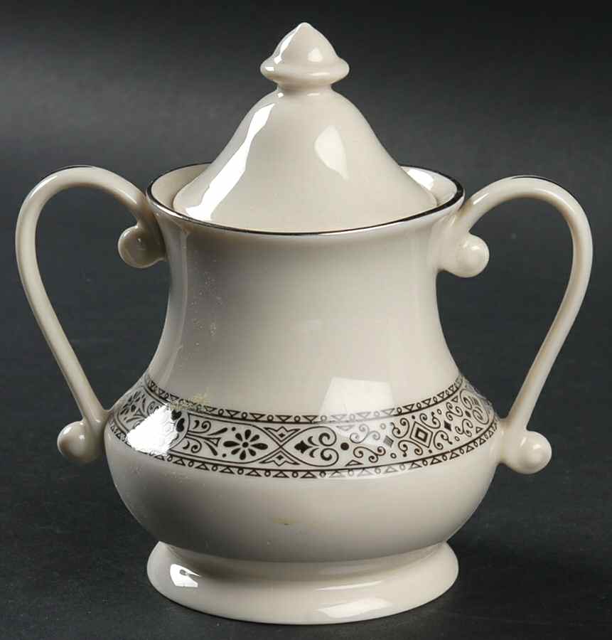 Midnight Lace Sugar Bowl & Lid by Edgerton-1