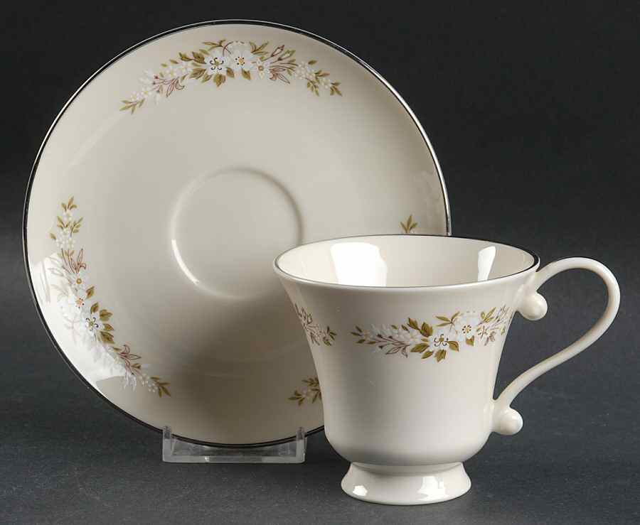 Spring Rhapsody Footed Cup & Saucer Set by Edgerton-1